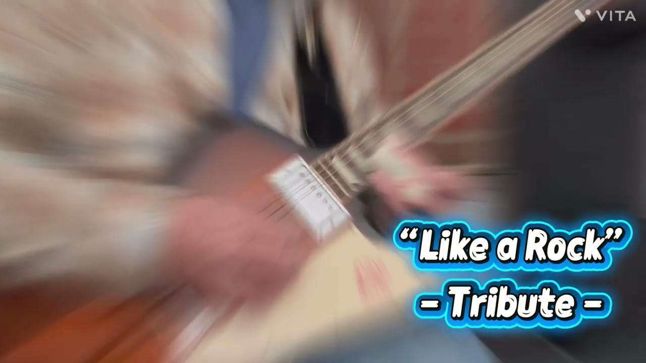 “Like a Rock” Bob Seger - Full Slide Guitar Play Along Cover - Tribute 