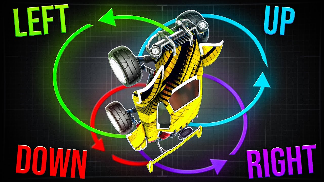 How To AIR ROLL LEFT/RIGHT In ROCKET LEAGUE  **NO BS**
