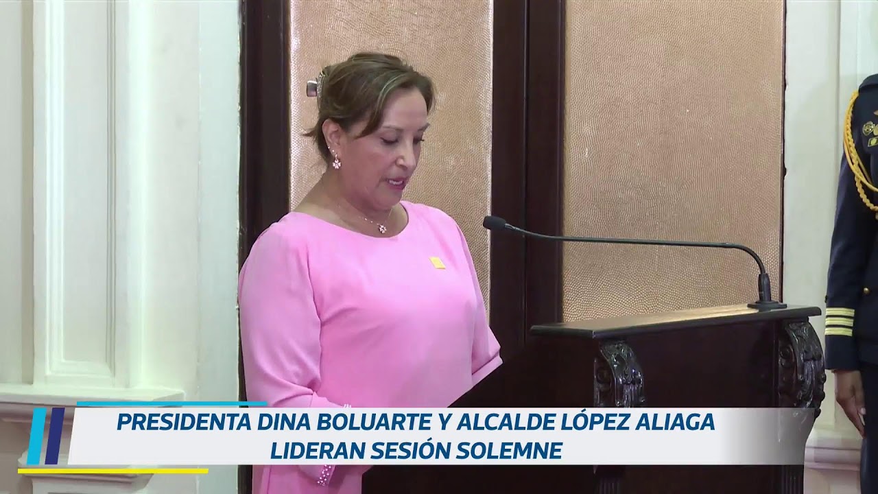 Sesión Solemne por el 489° aniversario de Lima