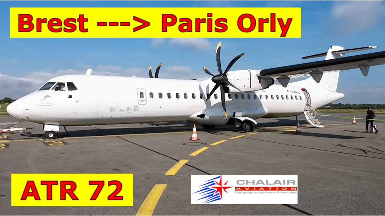 Brest → Paris Orly - ATR 72-500 Chalair - Flight report