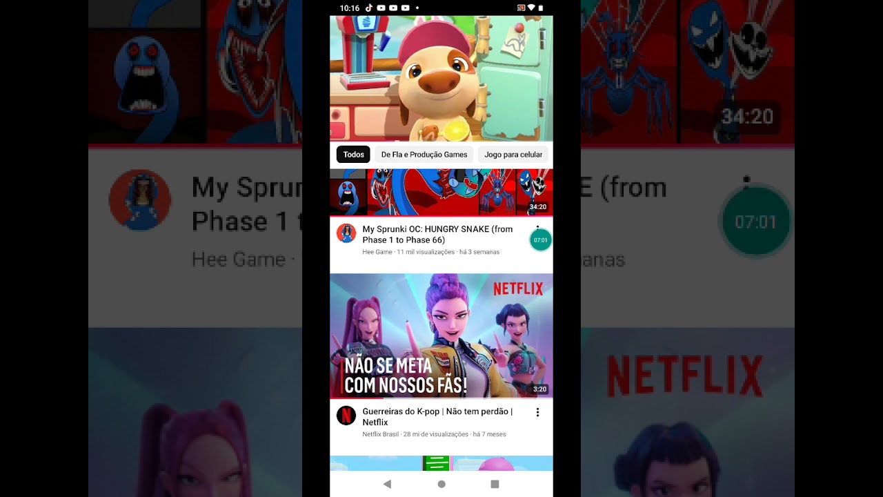 Vendo os vídeos da tia Fla 2