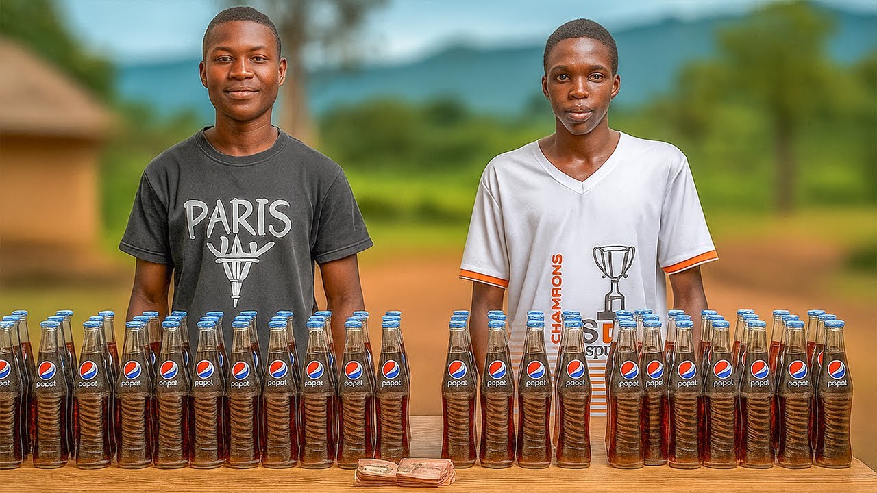 30 Pepsi Bottles, 2 Boys, 1 Winner – The CRAZIEST Drinking Battle Ever for $50! 🥤💸