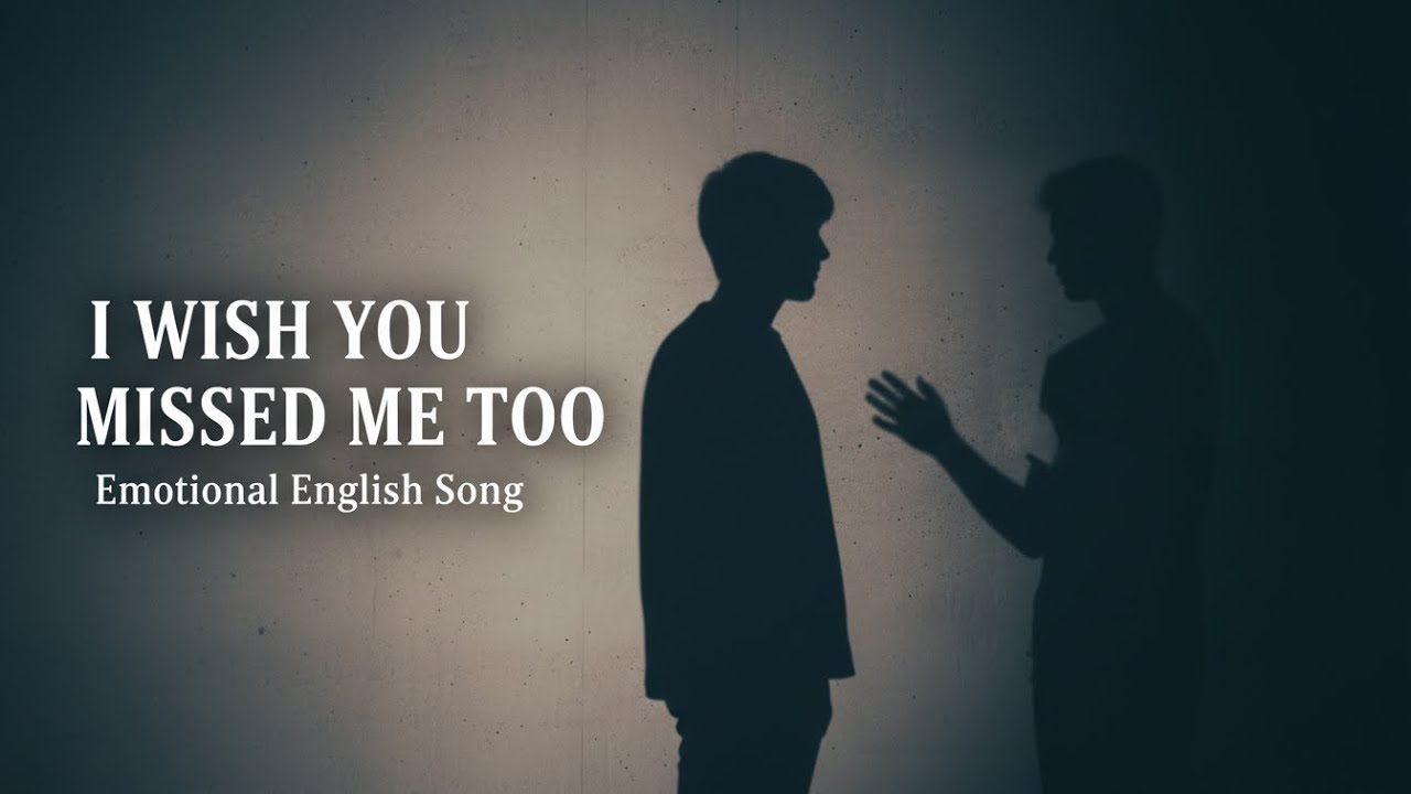 I Wish You Missed Me Too | Emotional English Song | Heartbreak & Silent Love