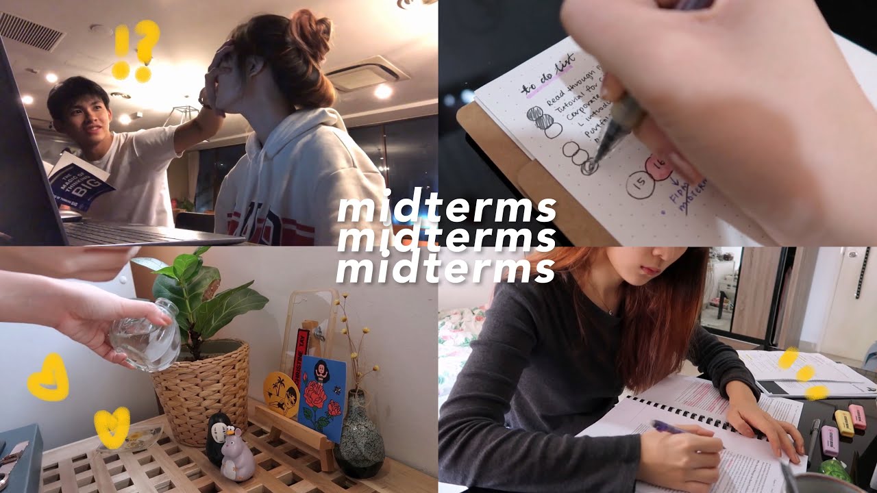 MIDTERMS 📝 a productive study week