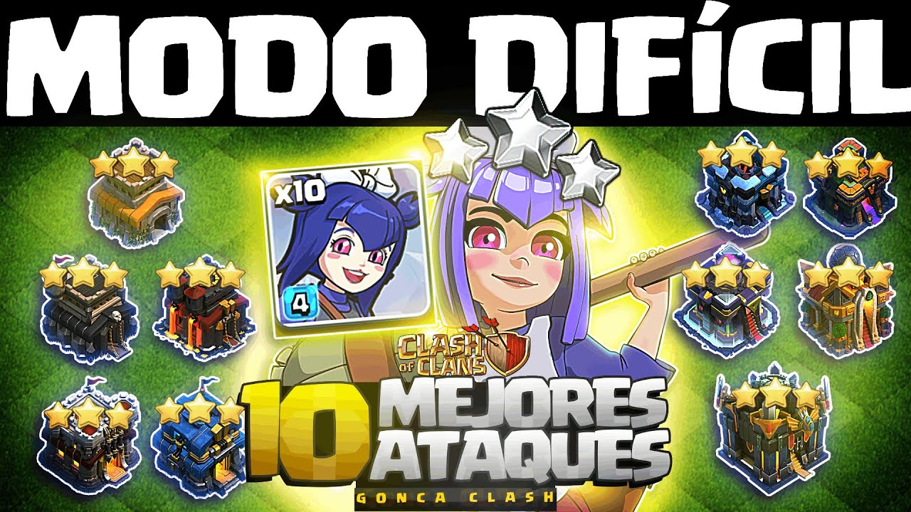 🔥 El MEJOR EJÉRCITO de la HISTORIA en Clash of Clans 😱 (PLENOS FÁCILES con las BRUJAS de ANIME)