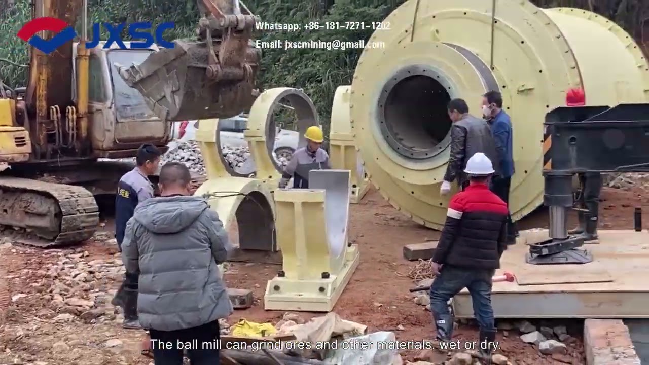 The JXSC Factory's Ball Mill Transportion & Installation Site
