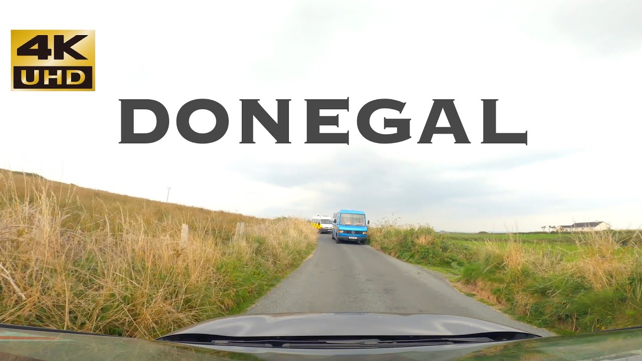 DRIVING ON A VERY NARROW ROAD OF DONEGAL IRELAND | ST. JOHNS POINT