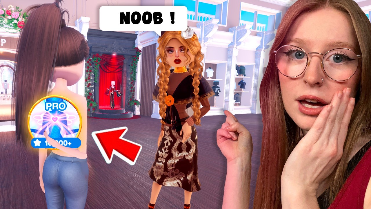 Je me suis faite Passer pour une NOOB sur Dress To Impress !