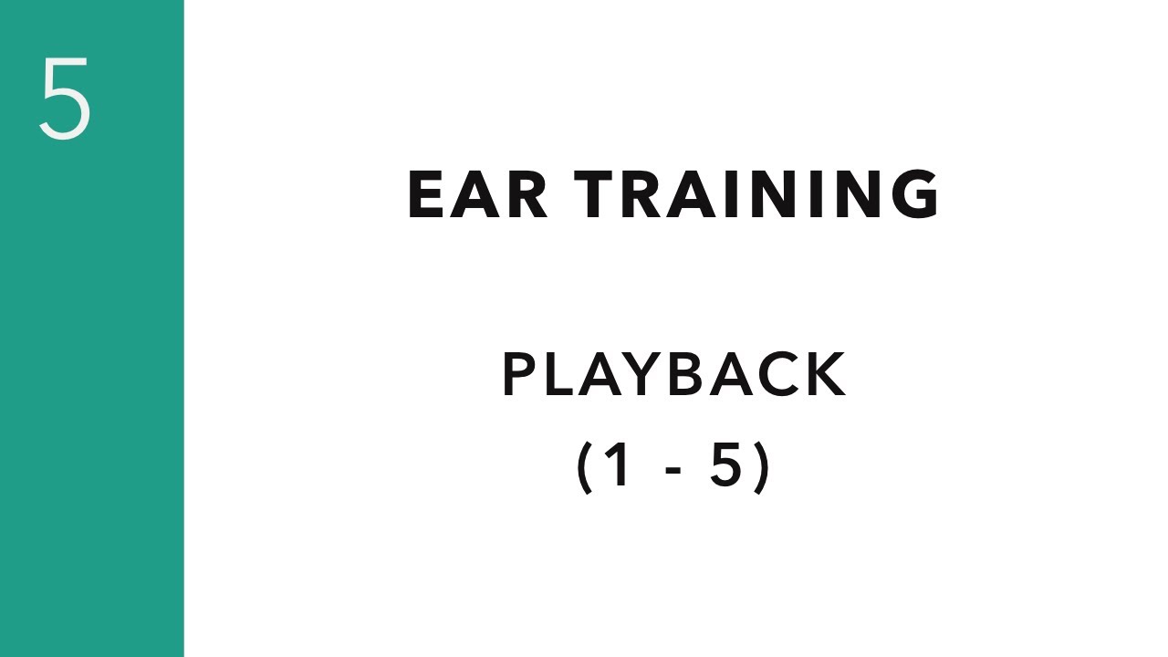 RCM Level 5 Playback (Ear Training) | 1-5