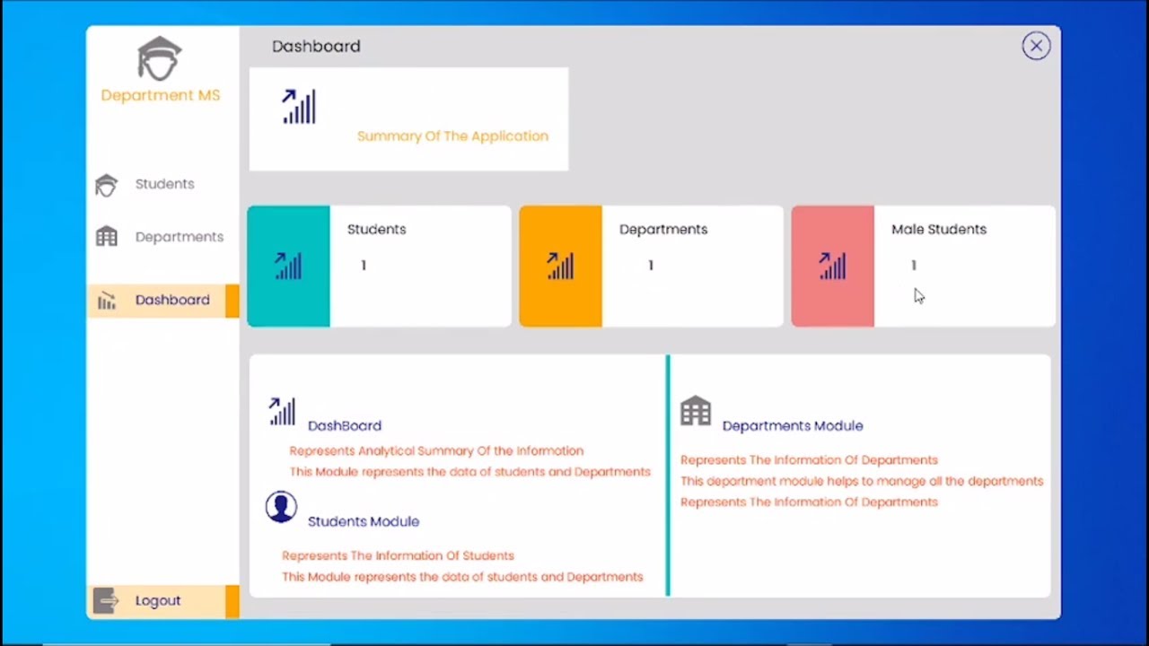 C# project Students Management System Using C#.net and sql server. #programming #sourcecode #sql