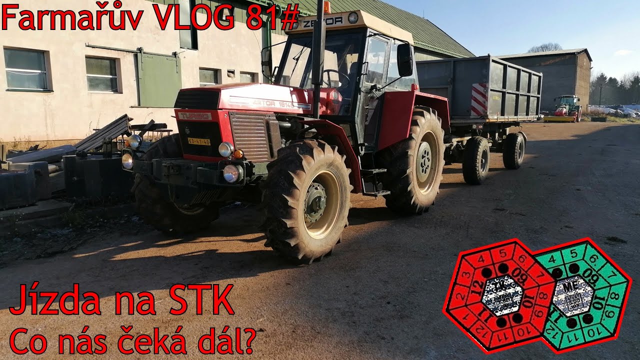 Farmařův VLOG 81# Zetor 16145 cesta na STK