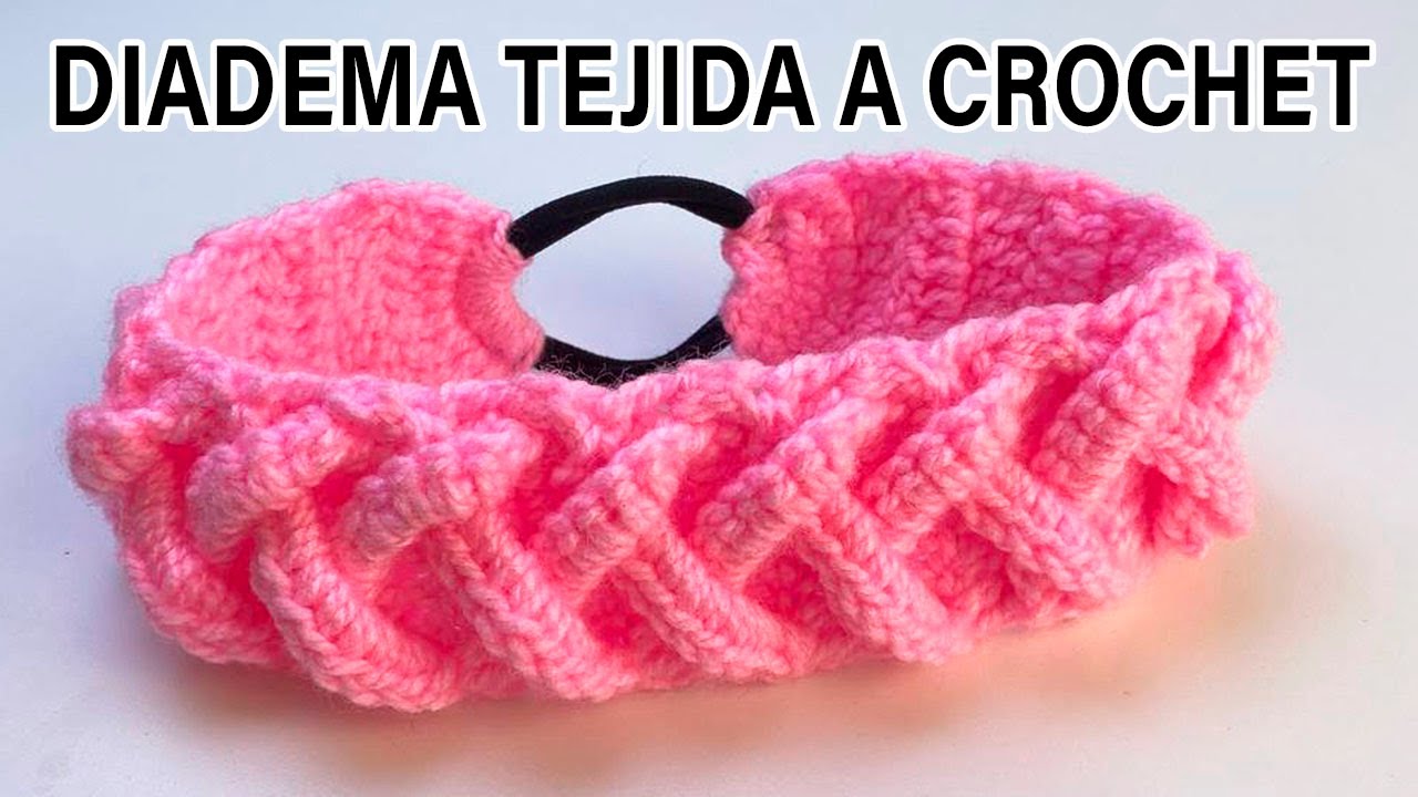 🌈Diadema Tejida a crochet (PASO A PASO) crochet headband | VINCHA - TURBANTE❤