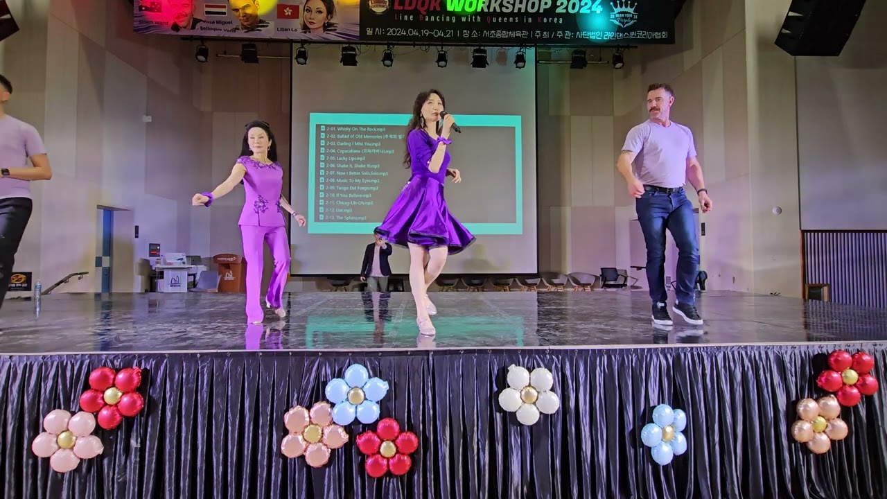 Учебник по танцам Seoul Searching Line Dance @LDQK2024 l Simon, José, Lilian, Juunghye l Davichi ...