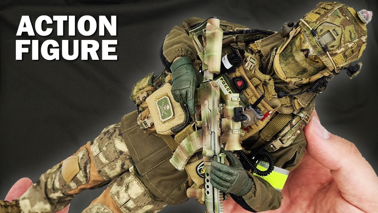 Russian SSO spetsnaz: assembling an action figure in 1/6 scale - silent version