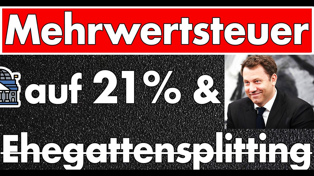 Ehegattensplitting weg, Mehrwertsteuer auf 21% soll die SPD retten? V&ouml;lliger Realit&auml;tsverlust!