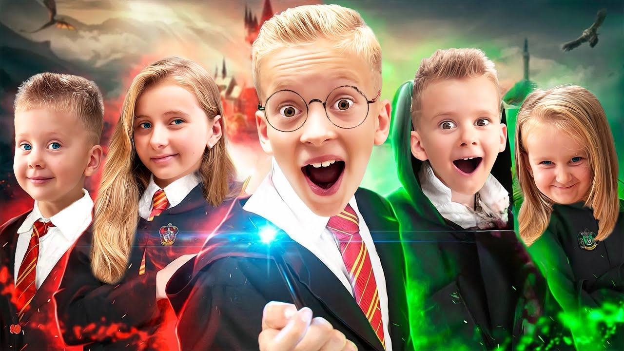 🎥 Ne filmăm în noul FILM cu HARRY POTTER 👓 Mircea învață la HOGWARTS ⏰ Părinții spun doar DA 😡