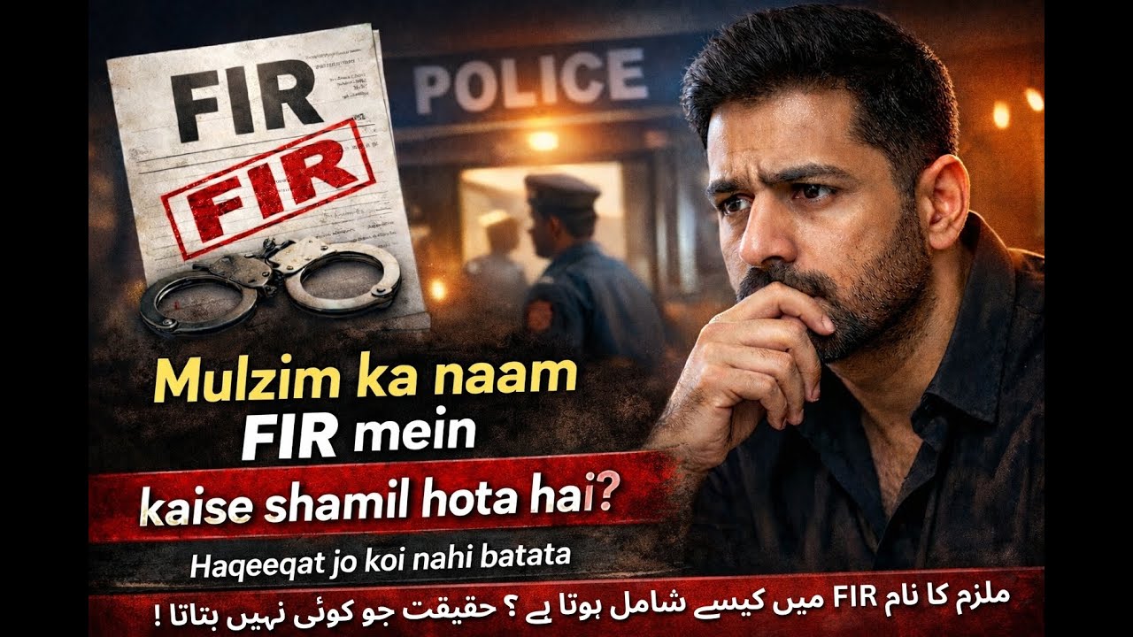 Mulzim Ka Naam FIR Mein Kaise Aata Hai? | FIR Se Pehle Kya Kya Hota Hai