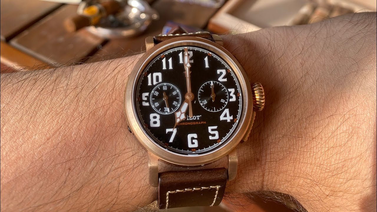 Zenith Pilot Type 20 Extra Special Bronze Chronograph Homage от Sugess! Механические часы-хронограф!