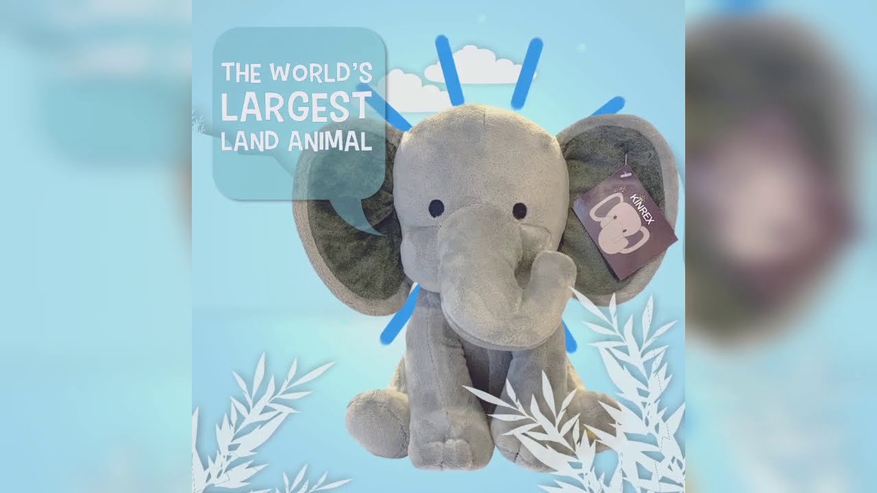 The KINREX Elephant Plush - The worlds largest land animal, NOW IN YOUR ARMS😱⚡