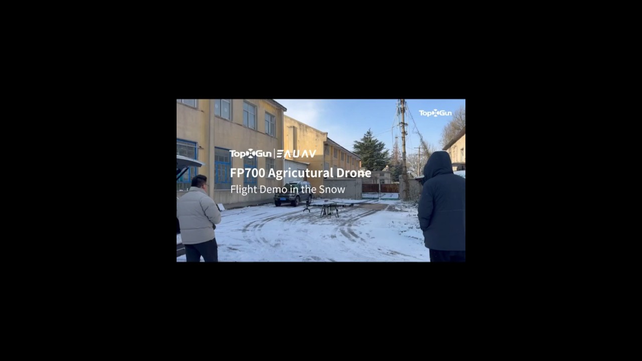 TopxGun FP700: Impressive Cold Weather Flight Test (Operating in Heavy Snow)