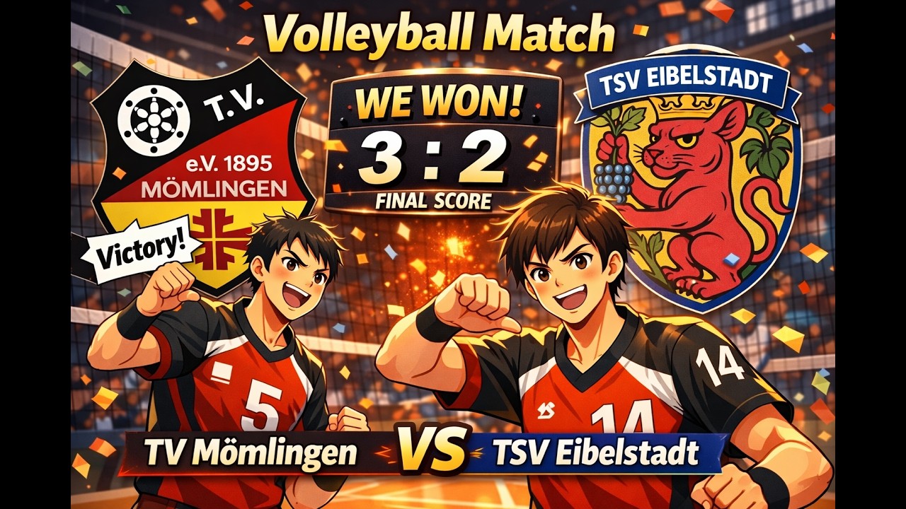 🏐 Volleyball Match: TV Mömlingen vs TSV Eibelstadt
