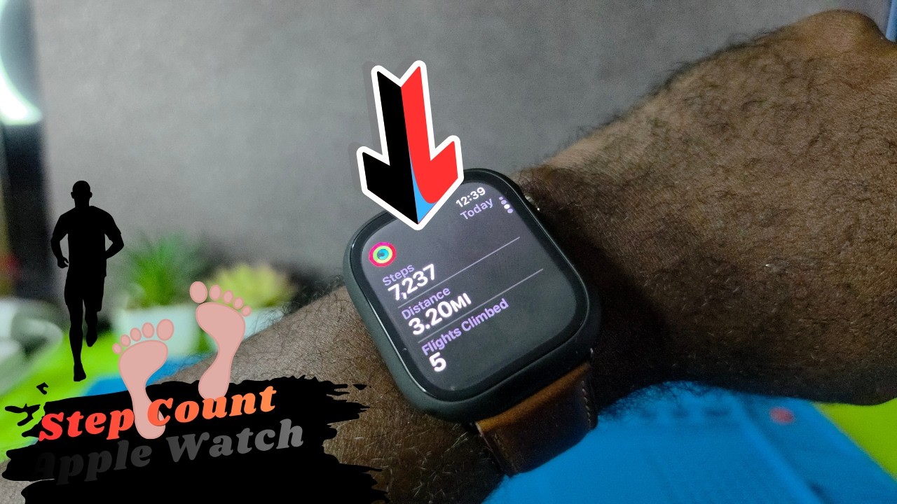 How to see step count on Apple Watch