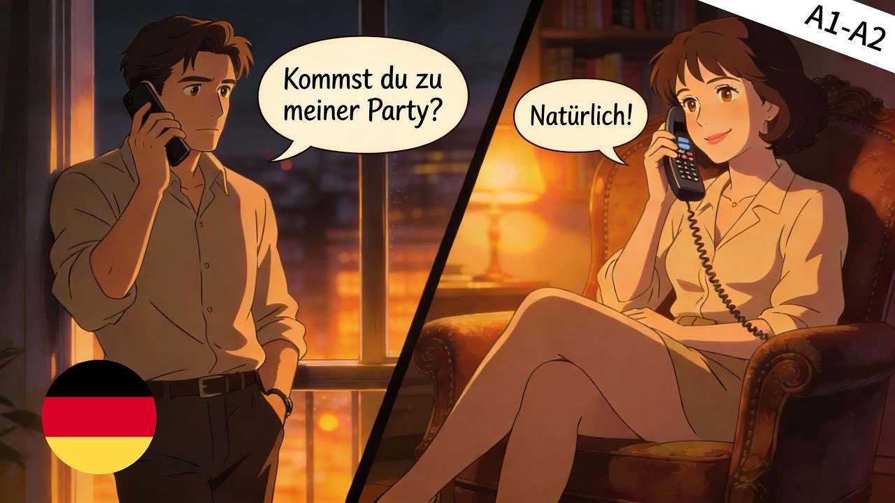 Learn German through Dialogues (A1-A2): 5 Simple Conversations For Beginner