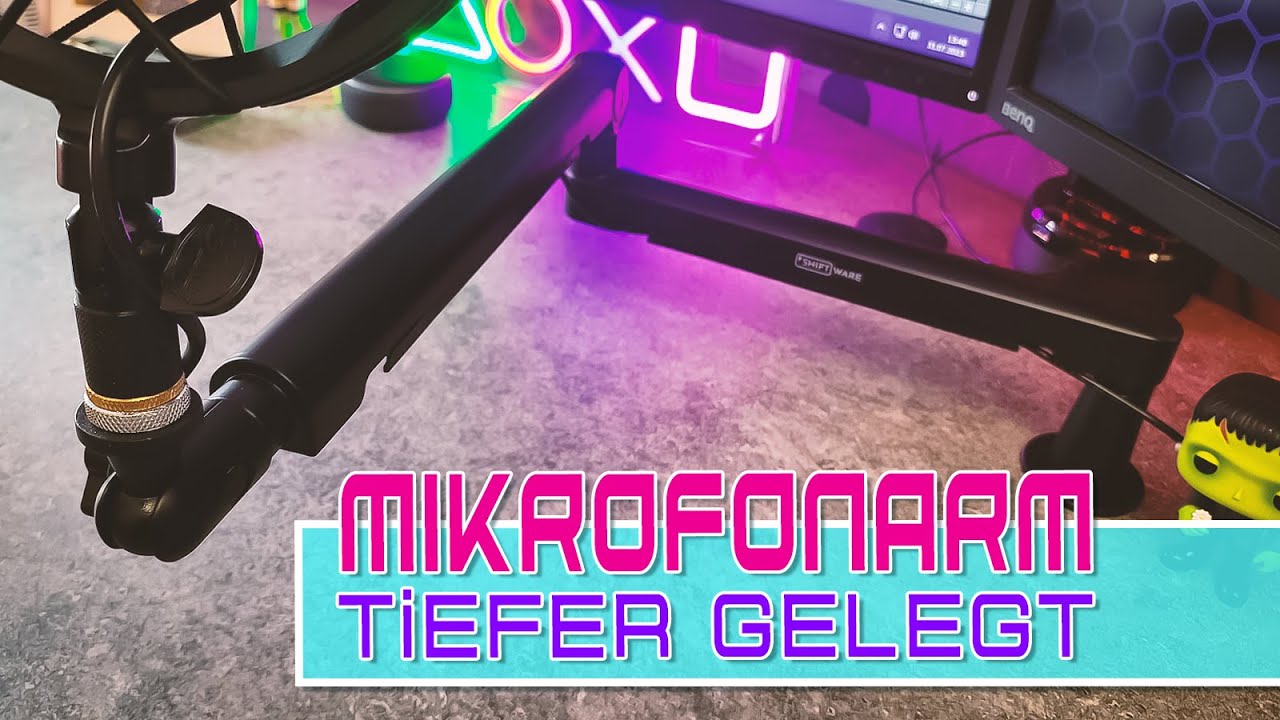 Der etwas coolere MiKROFONARM zum STREAMEN (und mehr) | ShiftWare Low Profile Mikrofonarm