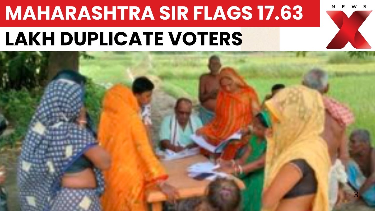 Maharashtra Voter List SIR Flags 17.63 Lakh Duplicates, 2 Crore Uncollectible