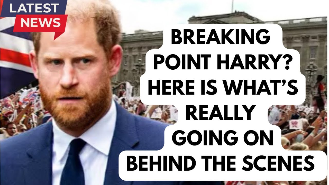 BREAKING POINT HARRY - HERE IS WHAT IS REALLY GOING ON #royal #princeharry #meghanmarkle