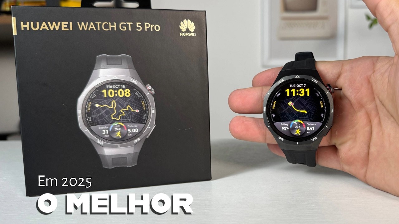 Testei o Huawei Watch GT 5 Pro por 25 Dias: Descobri o MELHOR para Exercícios