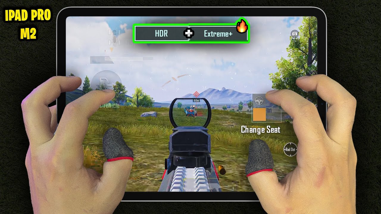 iPad Pro M2 (HDR + 90FPS)  PUBG HANDCAM ❤️ Pubg Test/ Gameplay/ Sensitivity + Control 🔥