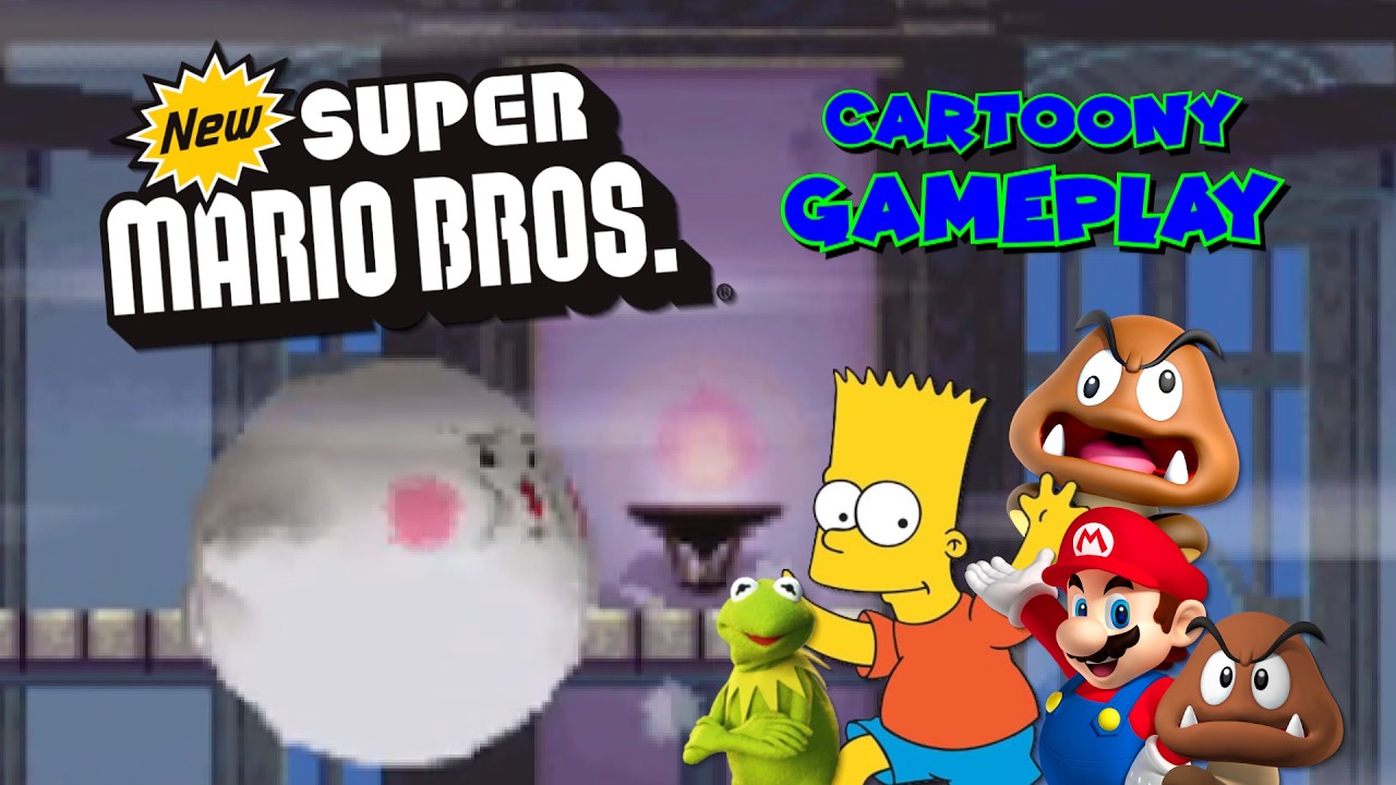 Cartoony Gameplay: New Super Mario Bros. PART 4