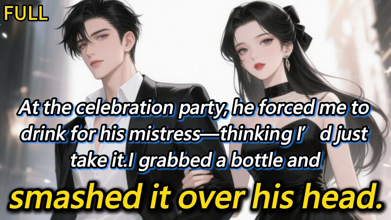 At the celebration party, he forced me to drink for his mistress—thinking I’d just take it.I...
