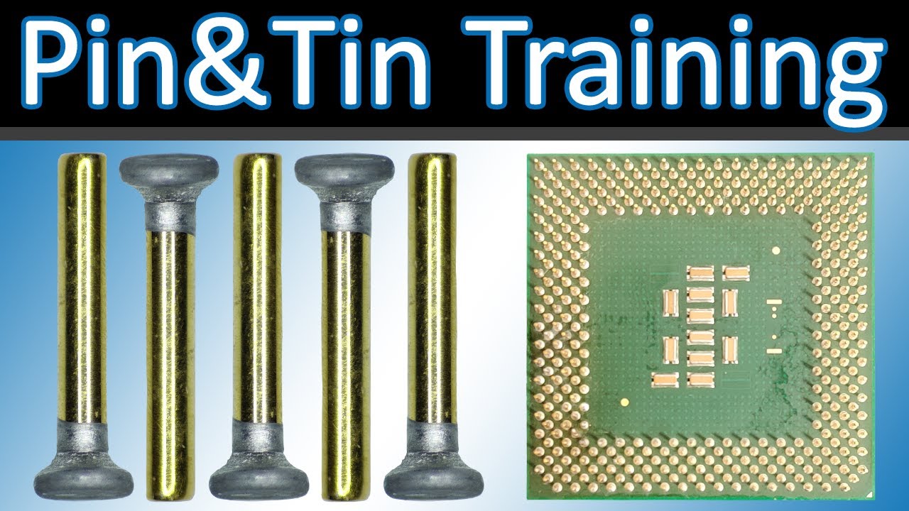 Learning how to solder CPU Pins