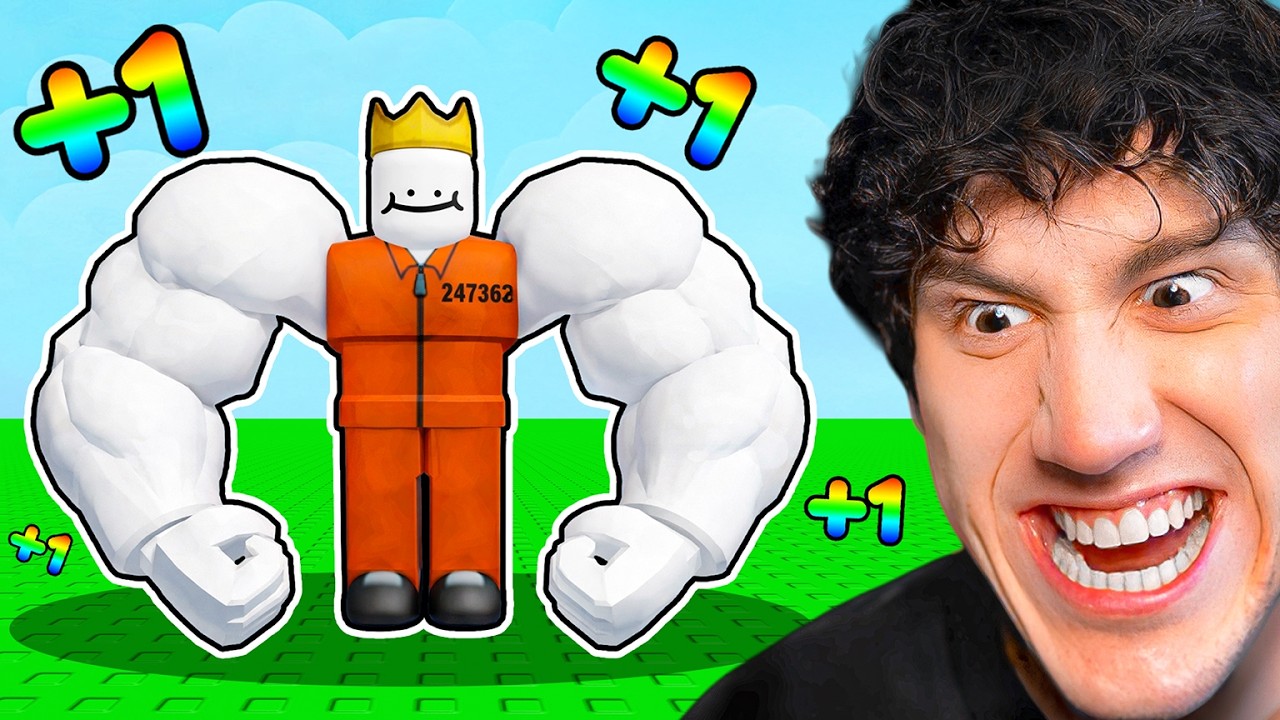 Getting the STRONGEST ARMS to ESCAPE Roblox Prison