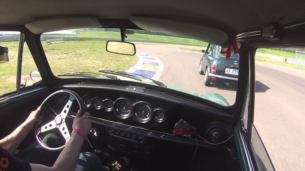 Circuito di Modena, Raduno MERC 2014, Innocenti Mini 1300 Export Cat. Sport....primo tempo assoluto!