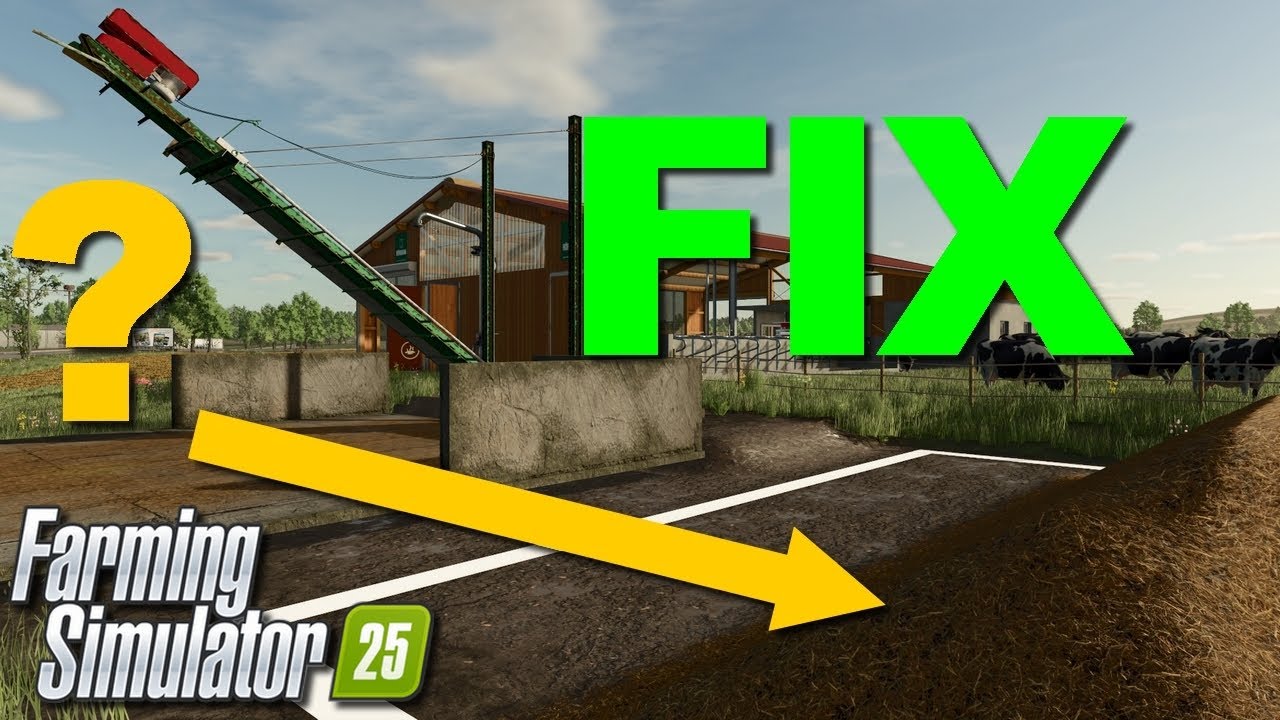 🔥Farming Simulator 25 - 💩 Tymczasowy FIX na silos 💩 Manure heap temporary FIX 🔥| #FS25