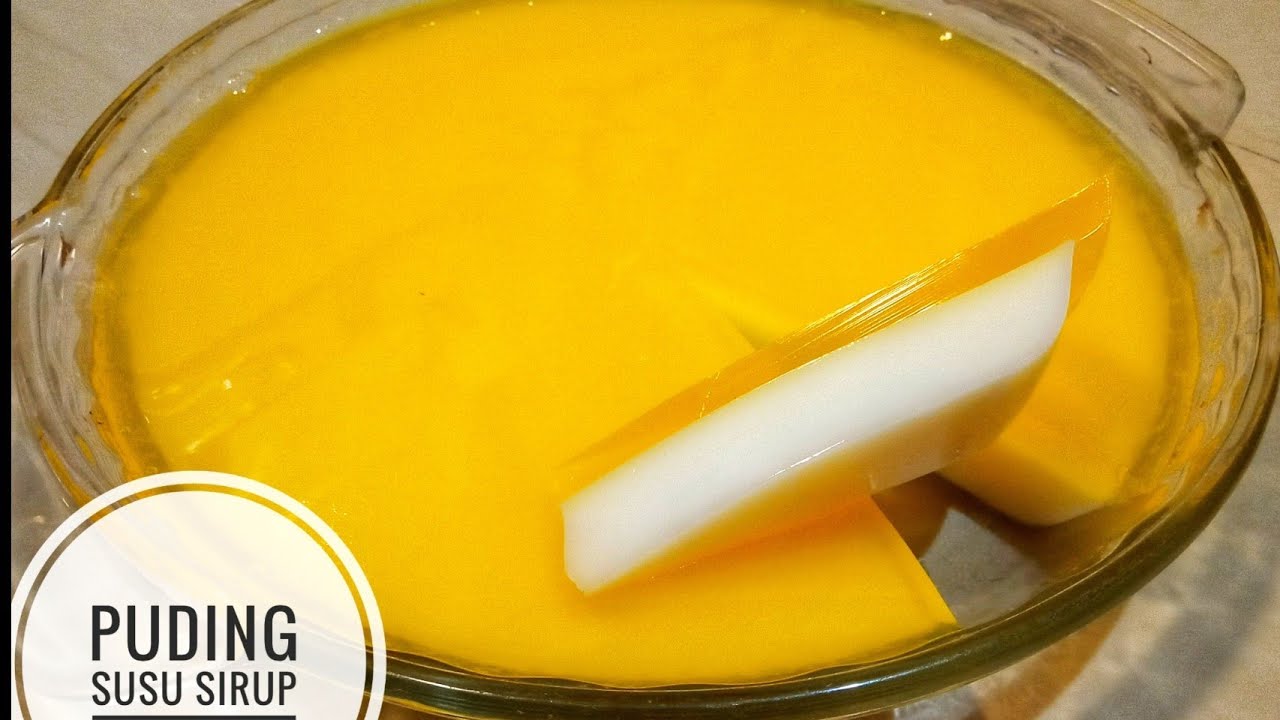 Resep Puding susu sirup