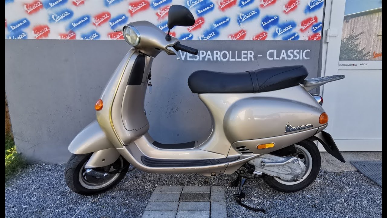 Vespa ET4 – 125ccm – ZAPM04 – 9Kw - 12PS - 91km/h Roller - Ezl.97. Zum selber herrichten. INFOBOX▼↓
