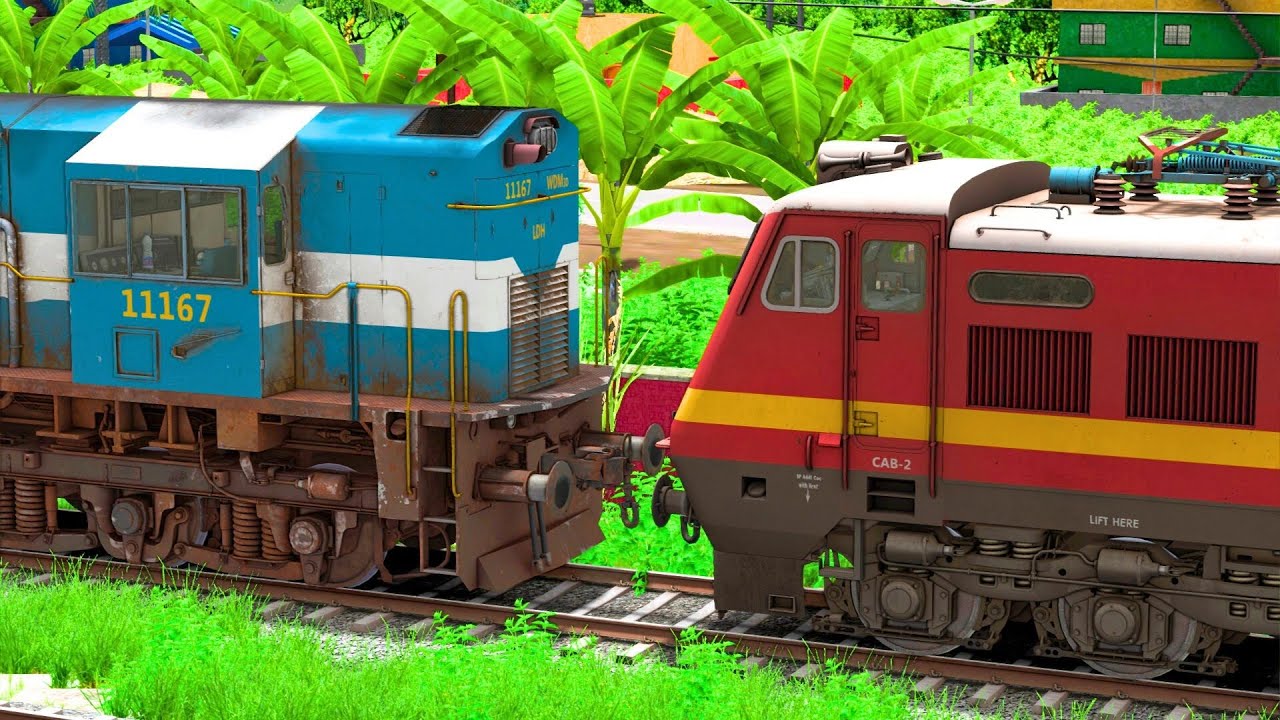 WAP4 to WDM3D LOCOMOTIVE CHANGE | BUMPY RAILROAD | Train Simulator | Railworks 3 | NTG GAMING