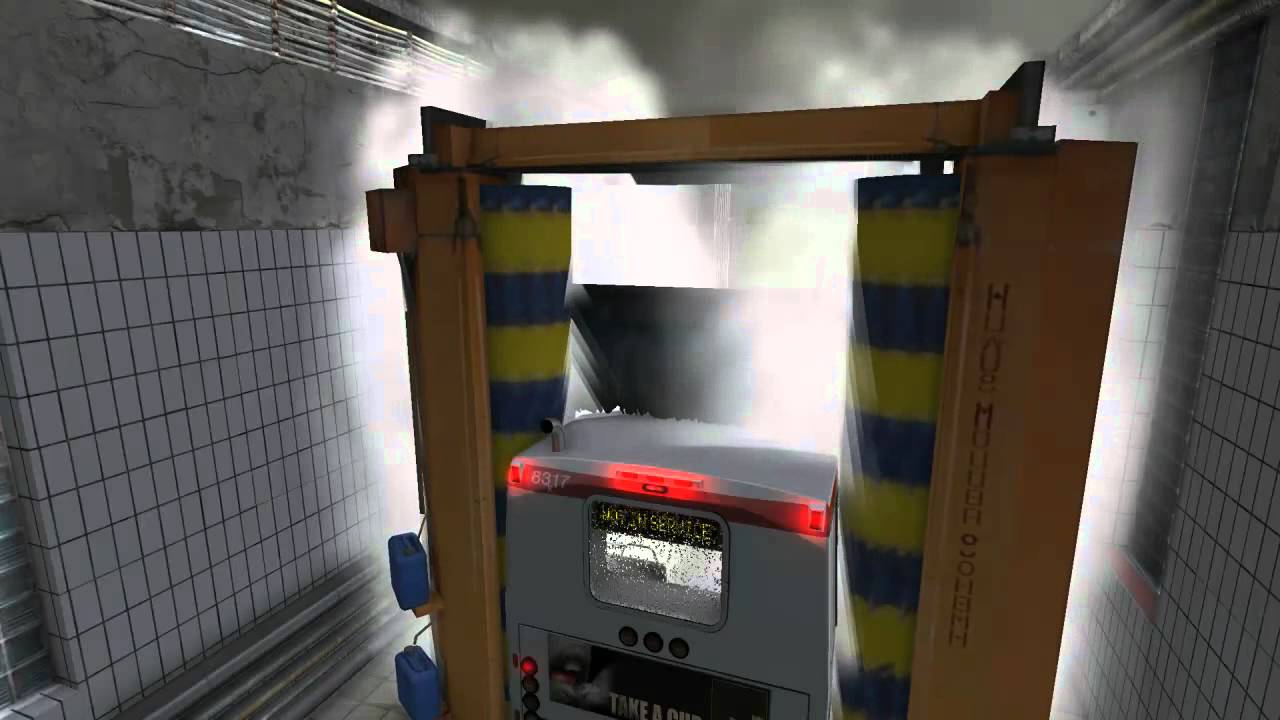 Bus- & Cable Car Simulator - Waschanlage & Tankstelle - Waschen & Tanken