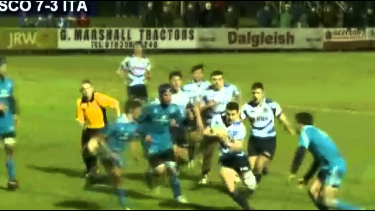 Scotland U20 v Italy U20 @ Netherdale, Galashiels
