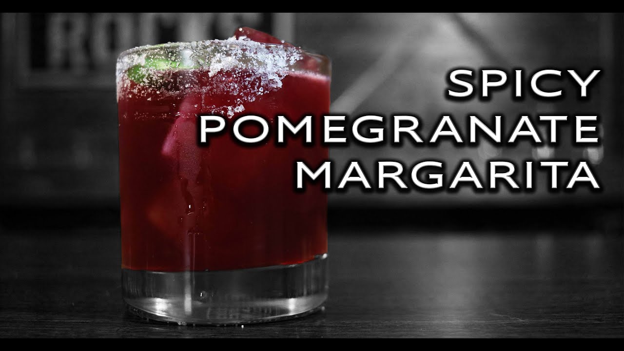 Острая гранатовая Маргарита | Простые рецепты Маргариты | Booze On The Rocks