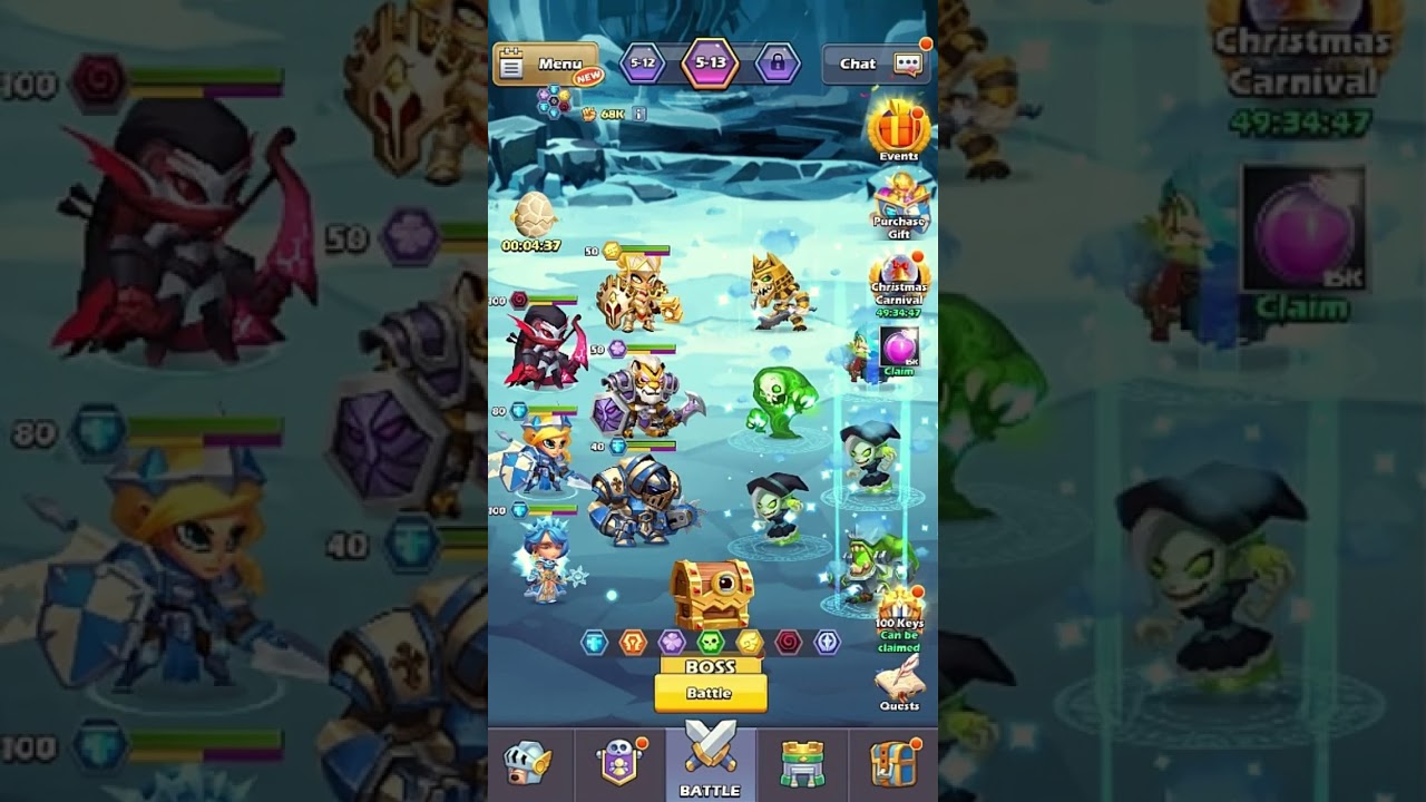 TapTap Heroes Idle RPG ⚔️ Perfect Hero Sequence for Fast AFK Progress (Shorts) - 66