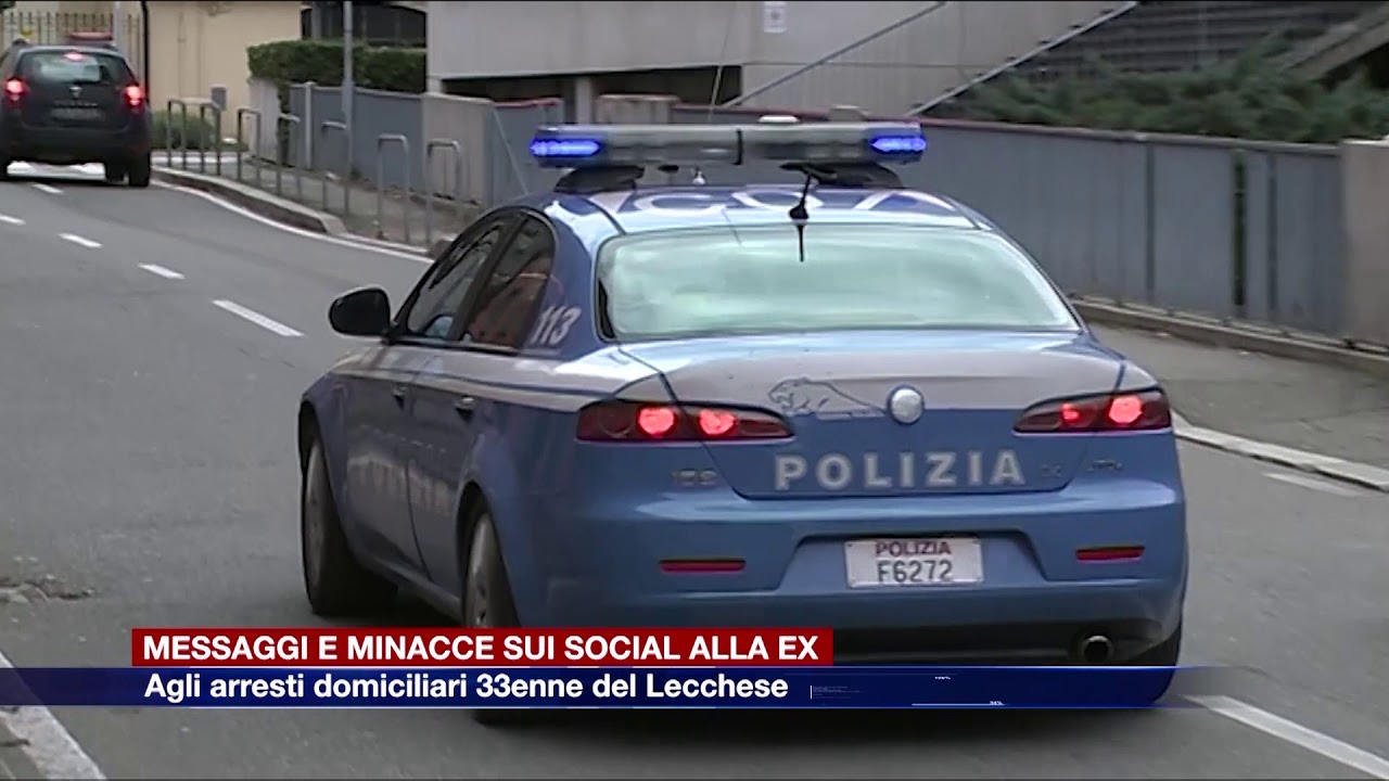 Etg - Minacce e atti persecutori alla ex, ai domiciliari 33enne