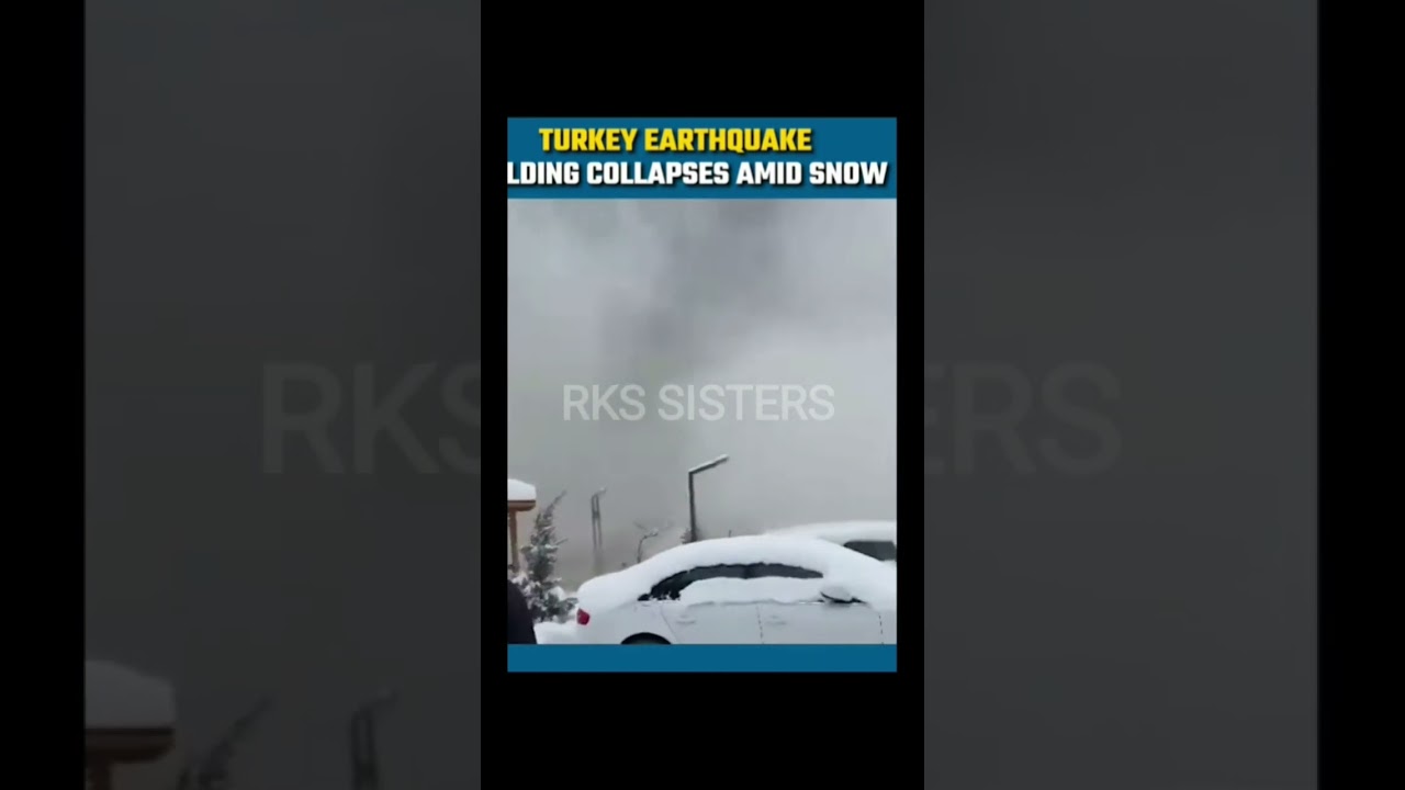 Epicentre Of Earthquake In Turkey Building Collapsed  