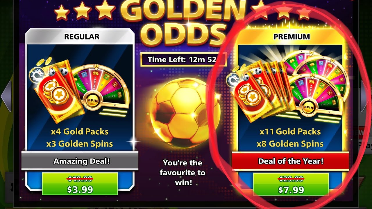 8 Golden spin to wins + 11 gold packs! | Soccer Stars