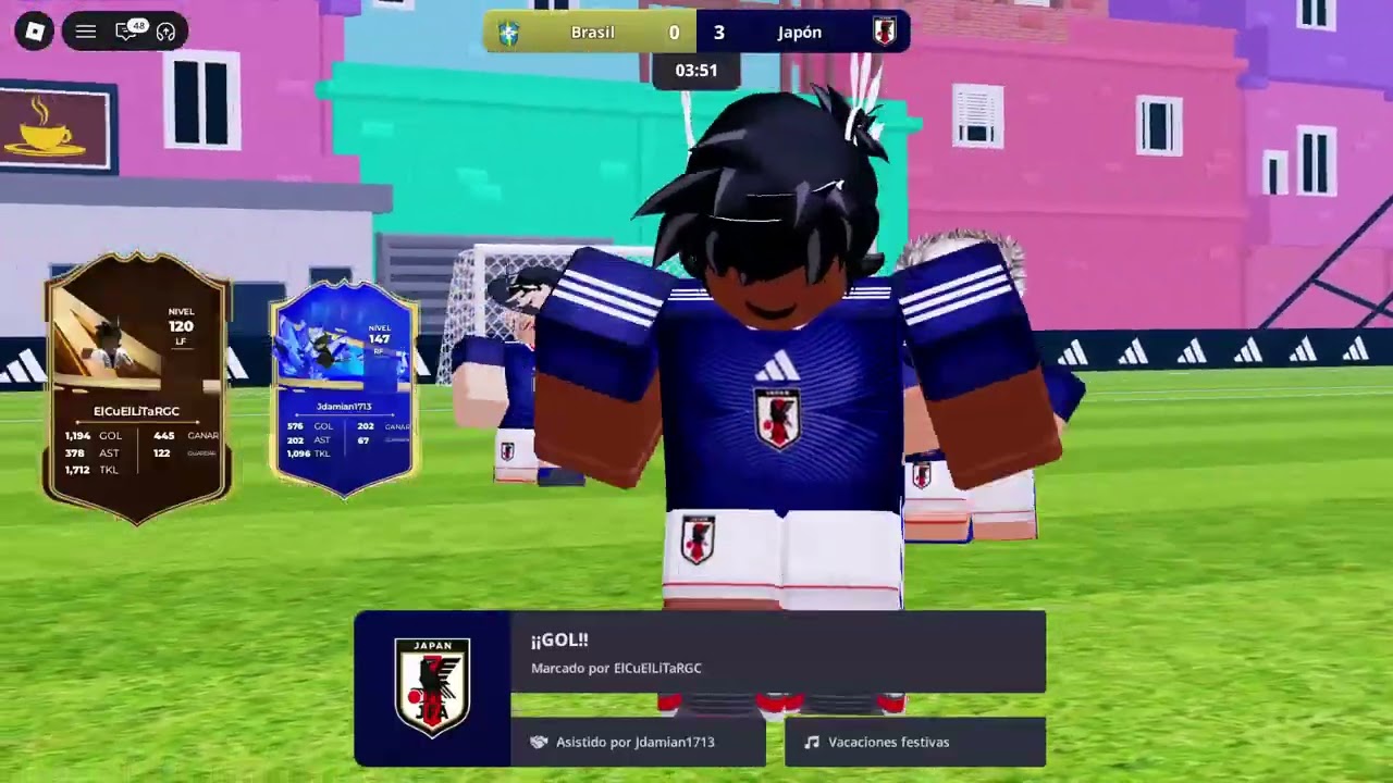 Jugando partido competitivo en 