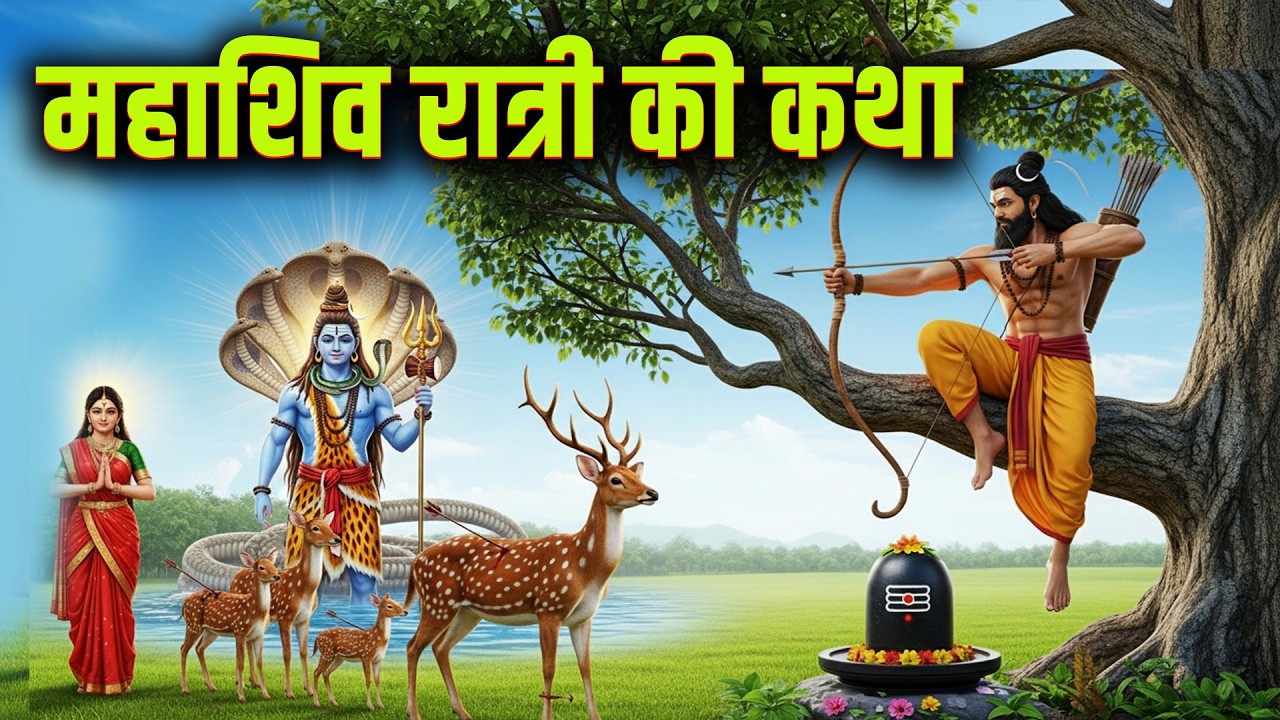 महाशिवरात्रि की पौराणिक कथा | शिवलिंग पर बेलपत्र चढ़ाने का रहस्य